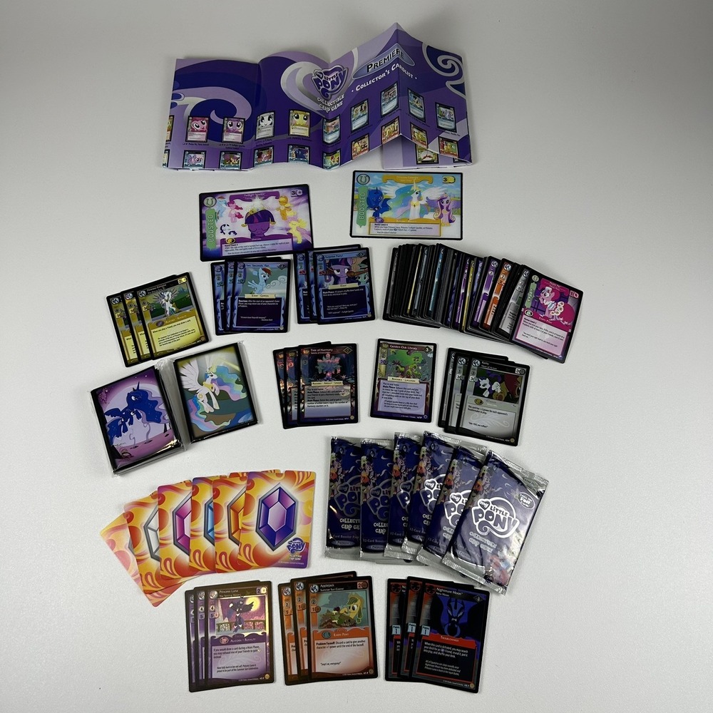 My Little Pony Sealed‎ Premiere Booster Packs,Loose Cards/Holos,Sleeves,Poster